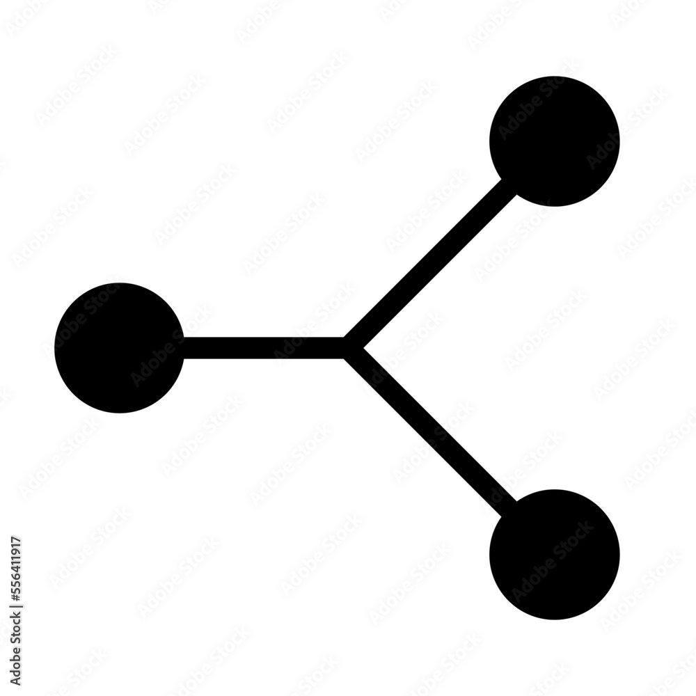 Icon Share Black Fill Icon Vector Icon Share Black Fill Icon Vector