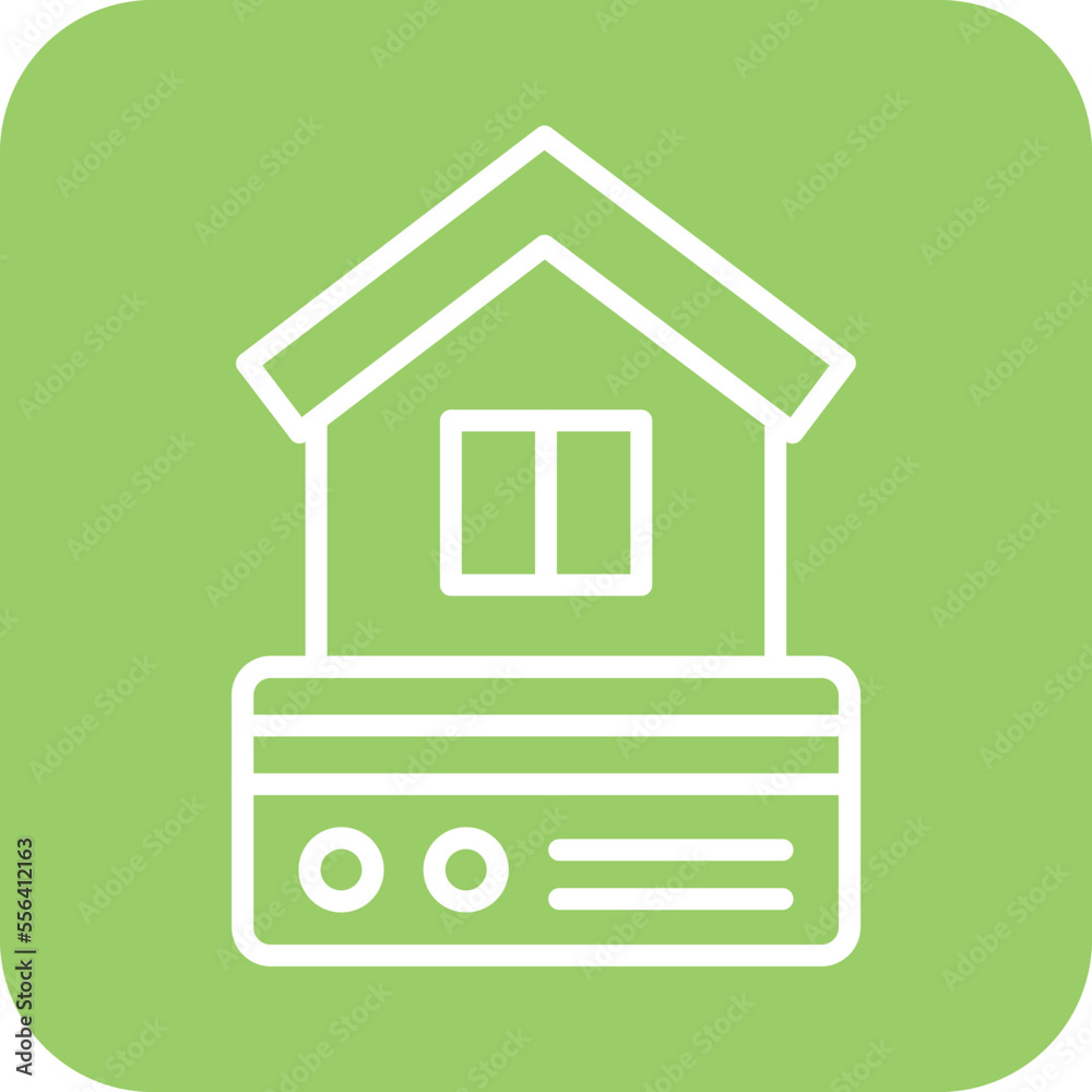 House Payment Icon Style House Payment Icon Style