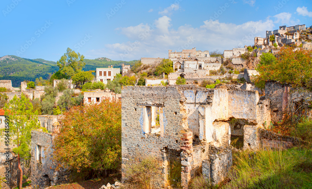 The abandoned Greek Village of Kayakoy - Fethiye, Turkey