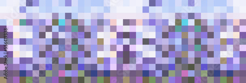 Pixel background pattern blue purple mosaic texture vector abstract, game or digital blocks grid tech military violet banner design graphic, techno bold geometric frame color image