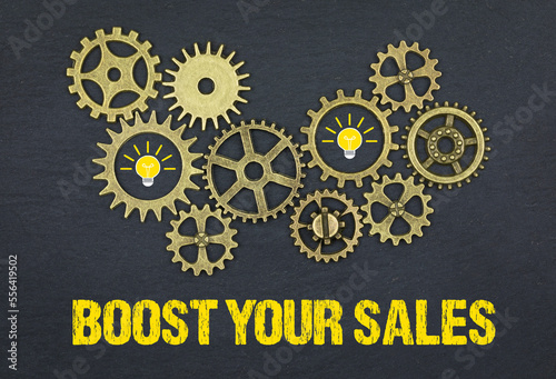 Obraz na płótnie Boost Your Sales 
