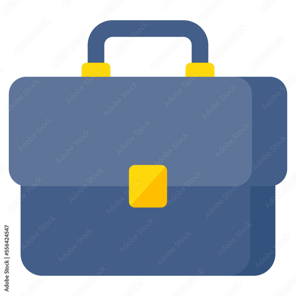 An icon design of business bag, briefcase vector An icon design of business bag, briefcase vector