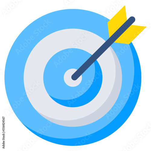 Modern design icon of target 
