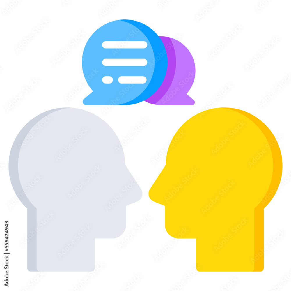 Trendy design icon of communication 