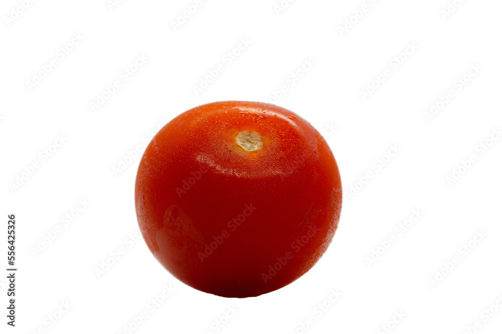 Rote runde Tomate auf Transparenten Hintergrund Rote runde Tomate auf Transparenten Hintergrund