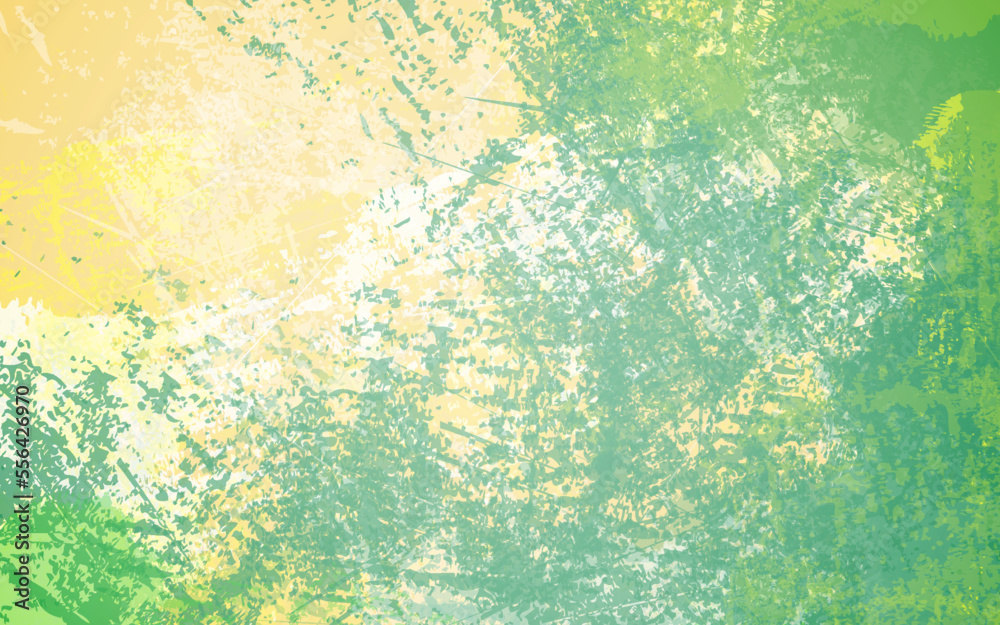 Obraz premium Abstract grunge texture green color background vector