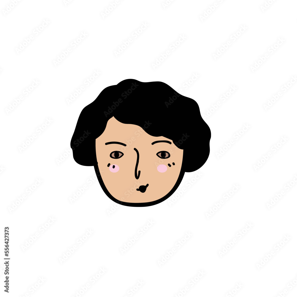 Obraz premium Face Character Illustration
