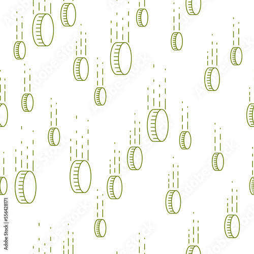 Money coins seamless backgr...