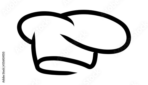 Chef cook icons. Vector cook cap logos for restaurant