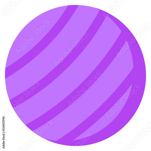 An icon design of yoga ball