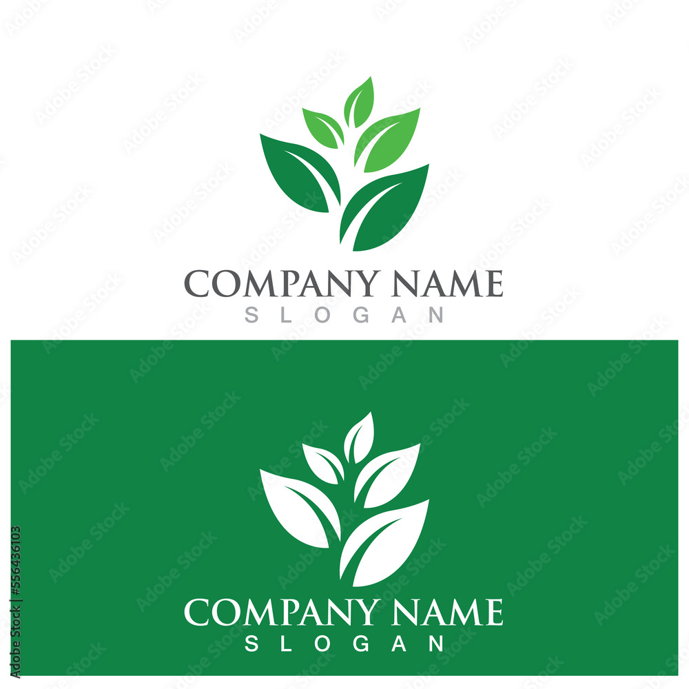 leaf ecology icon vector illustration template design leaf ecology icon vector illustration template design