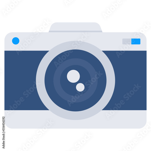 Vector design of camera, photographic equipment