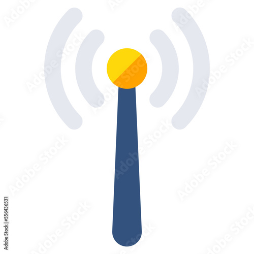 Premium download icon of hotspot tower 
