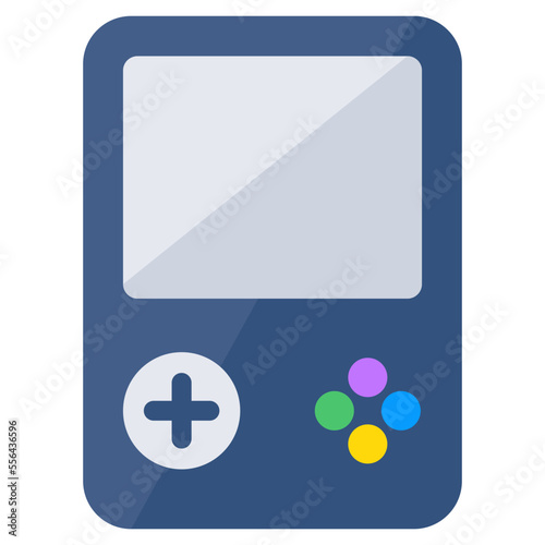 Brick game icon, editable vector