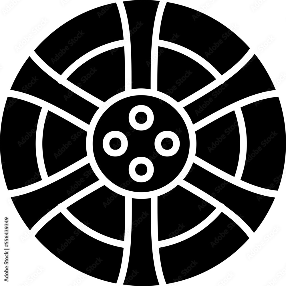 Obraz premium Wheel Icon