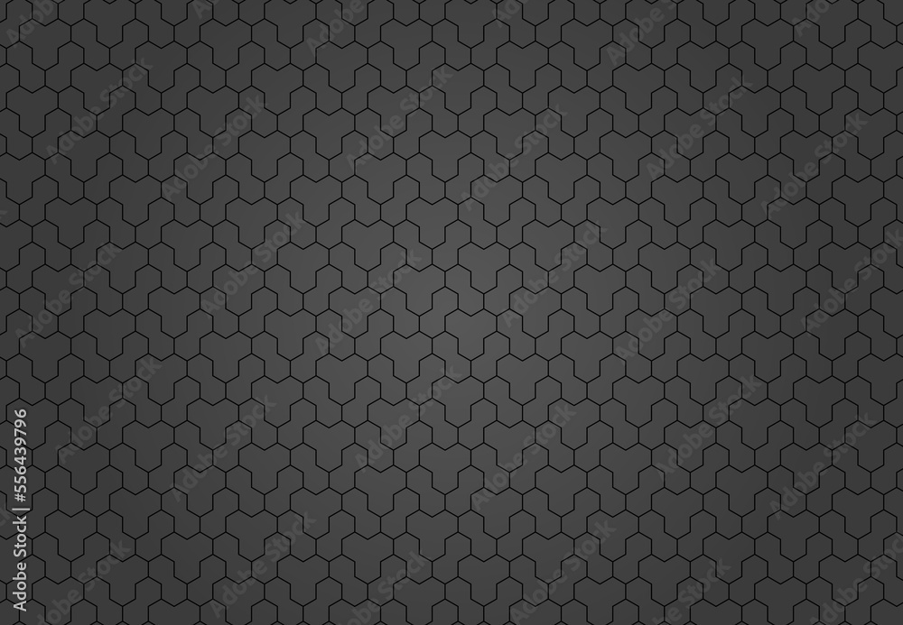 Geometric abstract dark vector hexagonal seamless background. Geometric modern ornament. Seamless modern pattern Geometric abstract dark vector hexagonal seamless background. Geometric modern ornament. Seamless modern pattern