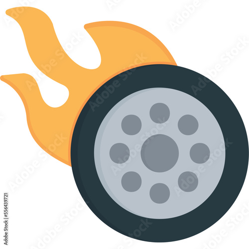 Fire Wheel Icon