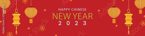 free Vector hand drawn chinese new year with lanterns
