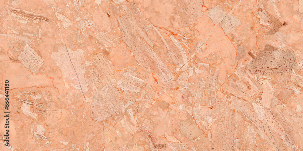 Pink agate crystal quartz stone marble texture background. natural breccia marble for interior walls and exterior home decoration ceramic tile, closeup surface grunge stone texture.