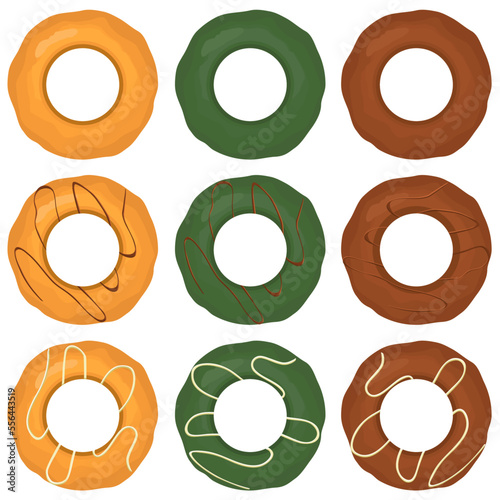 Big set homemade cookie different taste in pastry biscuit