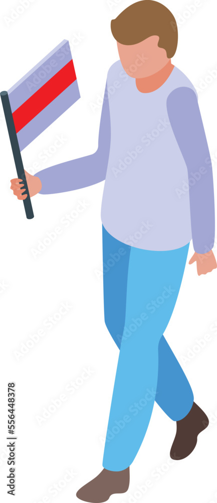 Free belarus boy icon isometric vector. Travel tourism. Global culture Free belarus boy icon isometric vector. Travel tourism. Global culture