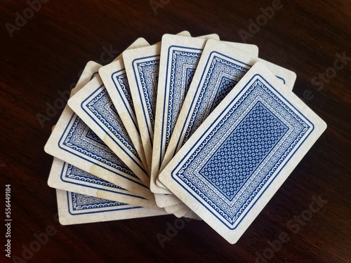 playing cards and chips