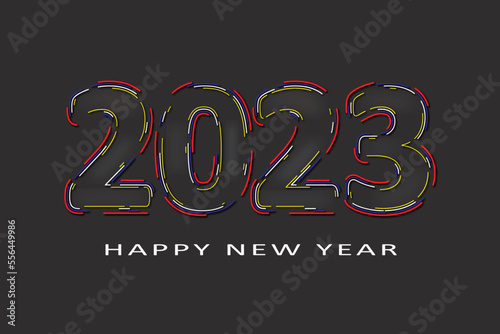 midnight happy new year 2023 serpentine new year