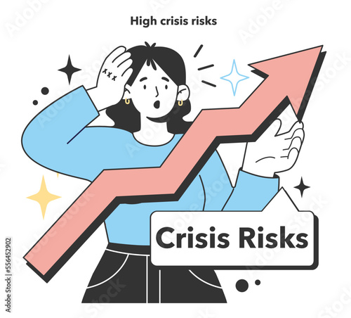 High crisis risks of small business. Fears and concerns about starting