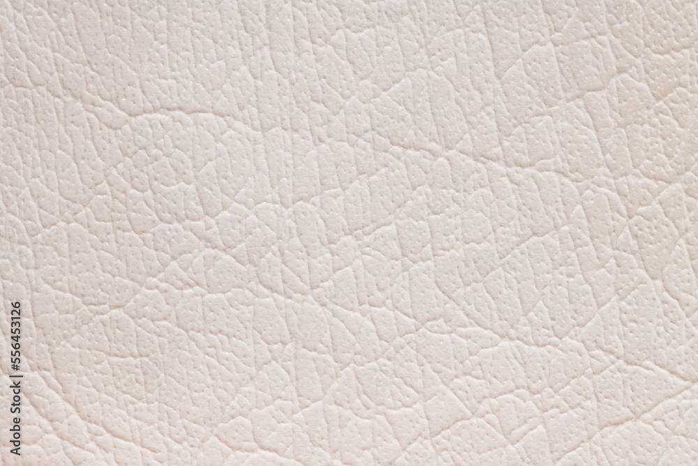White artificial or synthetic leather background with neat texture and copy space White artificial or synthetic leather background with neat texture and copy space
