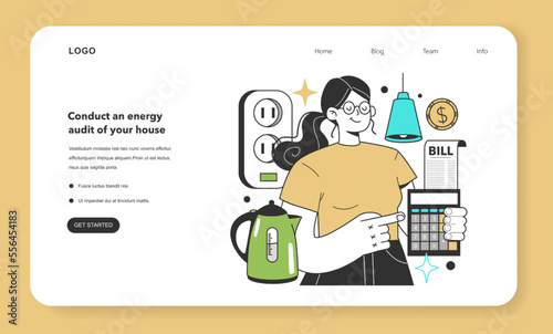 Conduct an energy audit of your house for energy efficiency at home.