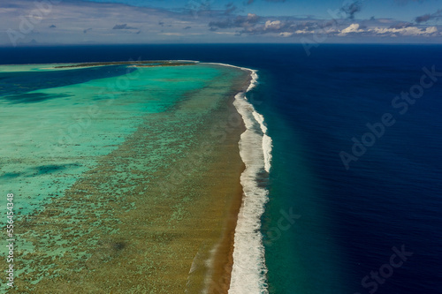 Maupiti Island, French Polynesia, Society Islands, the wild sister of Bora Bora. Aerial footage © Sven