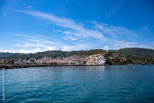 Fototapeta Naklejka Na Ścianę i Meble -  Skopelos town on Skopelos island, Greece