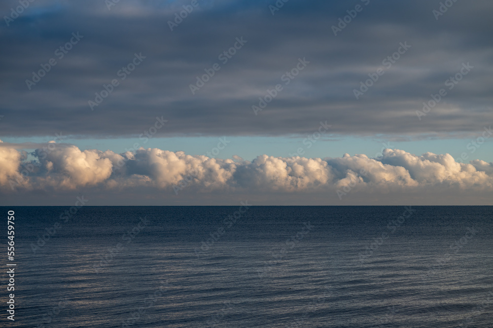 clouds over the sea dramatic looking ocean horizon clouds over the sea dramatic looking ocean horizon