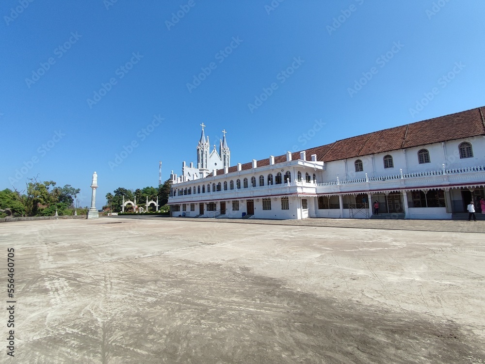 Fototapeta premium Church under the sky