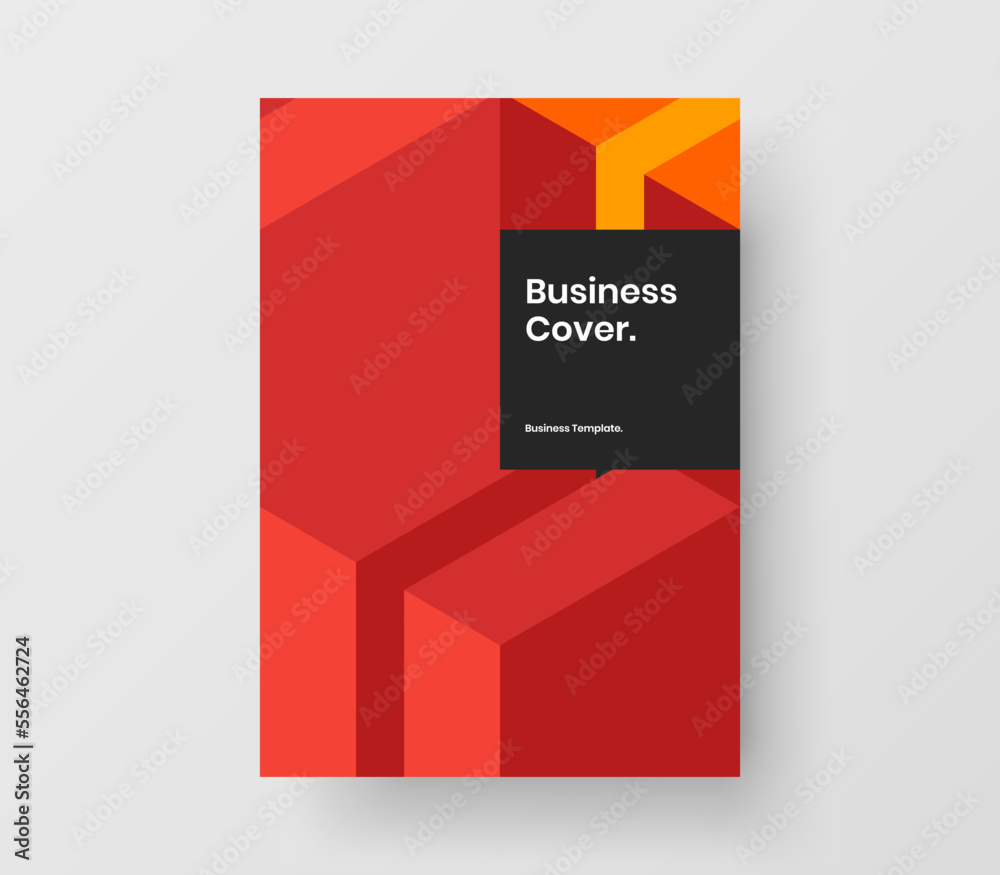 Original book cover A4 vector design layout. Abstract mosaic hexagons flyer concept. Original book cover A4 vector design layout. Abstract mosaic hexagons flyer concept.