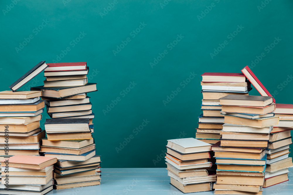 stacks of books for teaching and reading education in the university library stacks of books for teaching and reading education in the university library