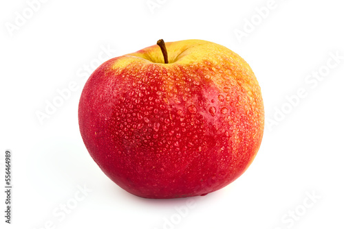 Red apples, isolated on white background.