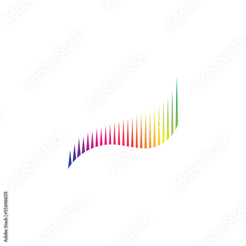 aurora logo design icon illustration vector template