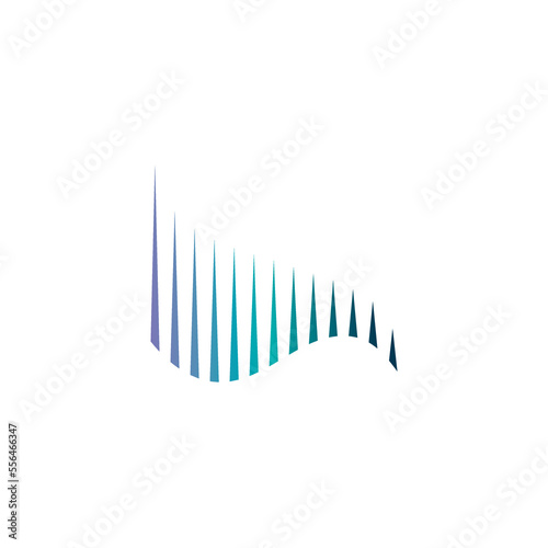 aurora logo design icon illustration vector template