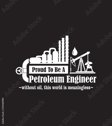 Petroleum engineer vector template can be used for any purpose