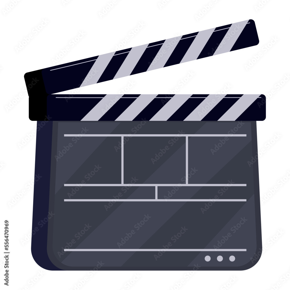 Fototapeta premium movie film clapperboard