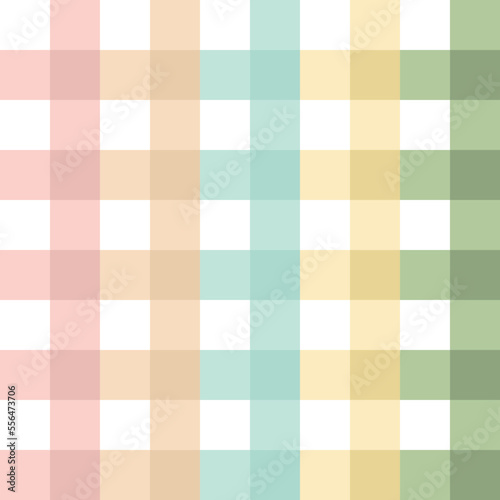 Cute seamless pattern plaid in pastel inspired by Thai loincloth mix pastel and cute style.