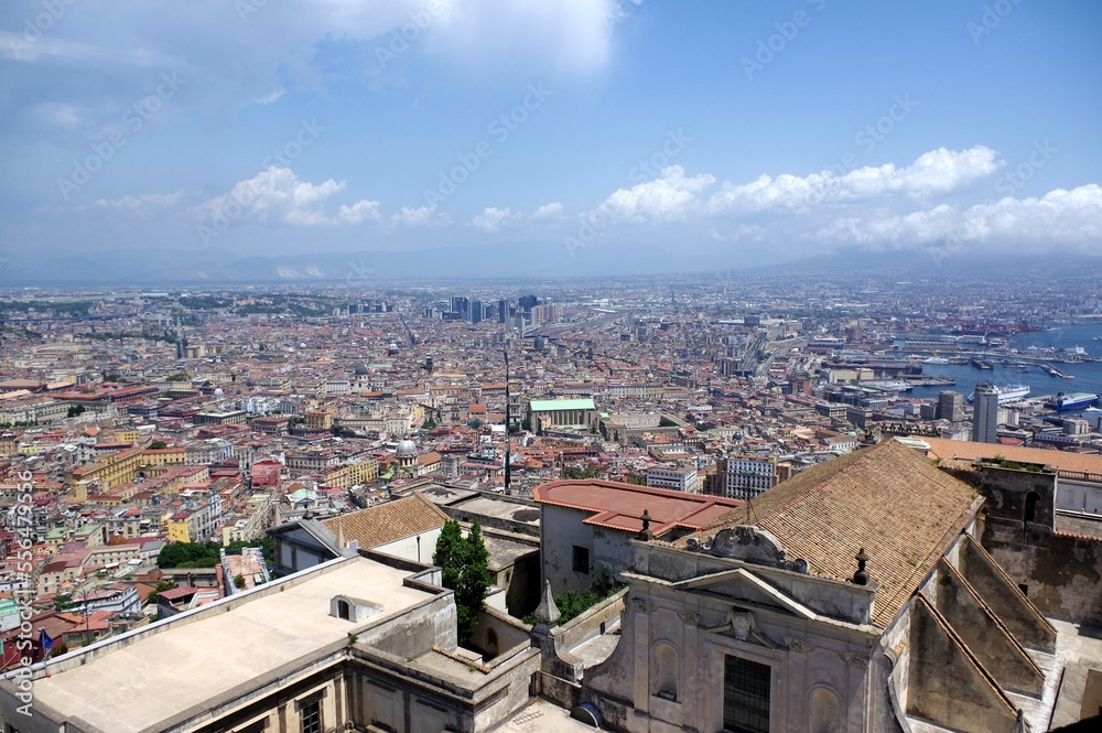 Vue depuis la colline du Vomero, à Naples