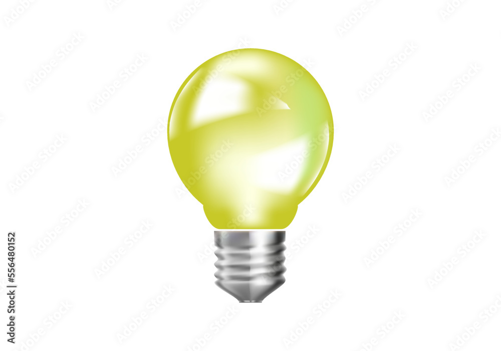 3d yellow light bulb icon. cartoon style minimal. Idea, solution, business, strategy concept. 3d yellow light bulb icon. cartoon style minimal. Idea, solution, business, strategy concept.