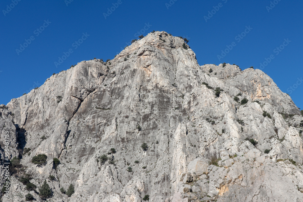 A beautiful view of the rocks suitable for climbing. A beautiful view of the rocks suitable for climbing.