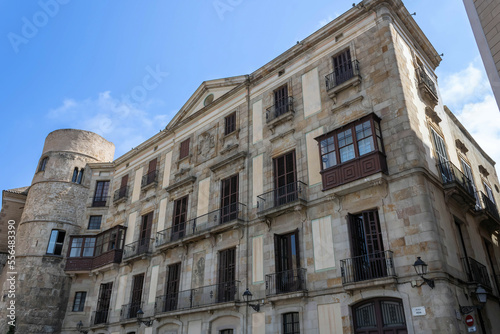 A historic building on the Nova Square (Catalan: Plaça Nova), Barcelona