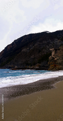 Beach in Cinque Terre