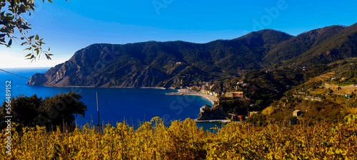 View of the Cinque Terre hike