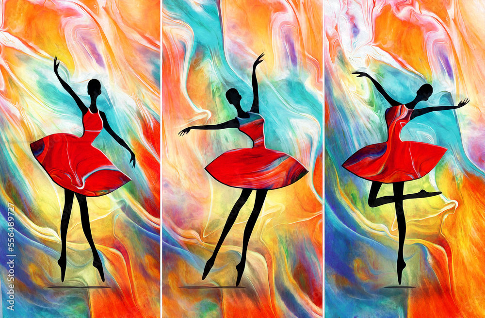 Dancer painting deals