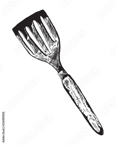 spatula utensil icon